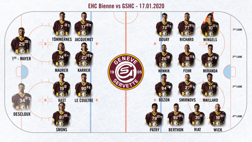 EHCBGSHC - LINE UP