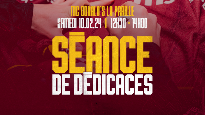 Séance de dédicaces - La Praille