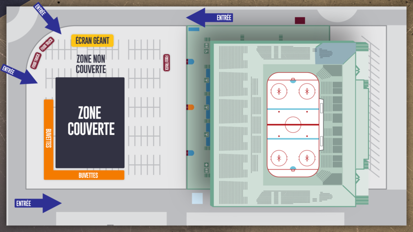 Plan de la fanzone