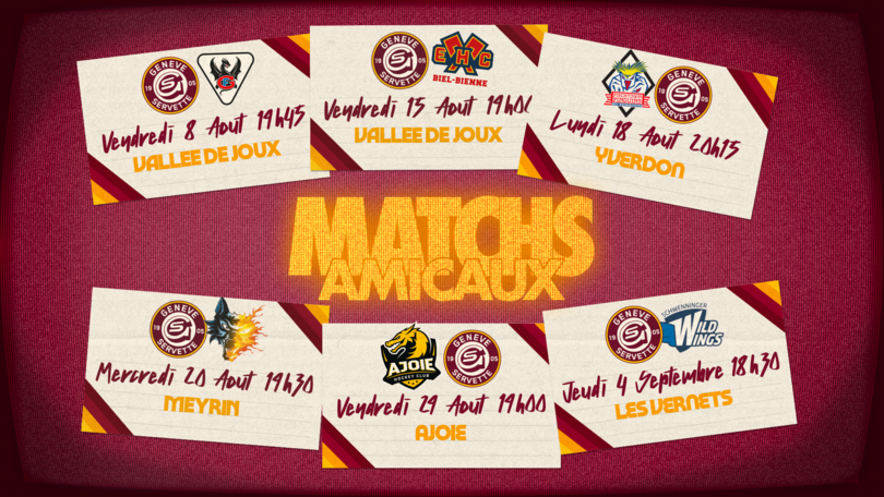 matchs amicaux 