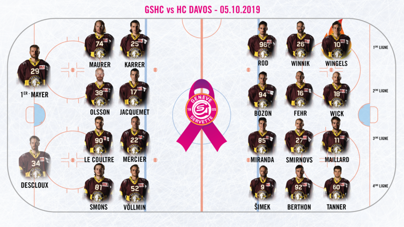 GSHC vs HC Davos - Pink Night