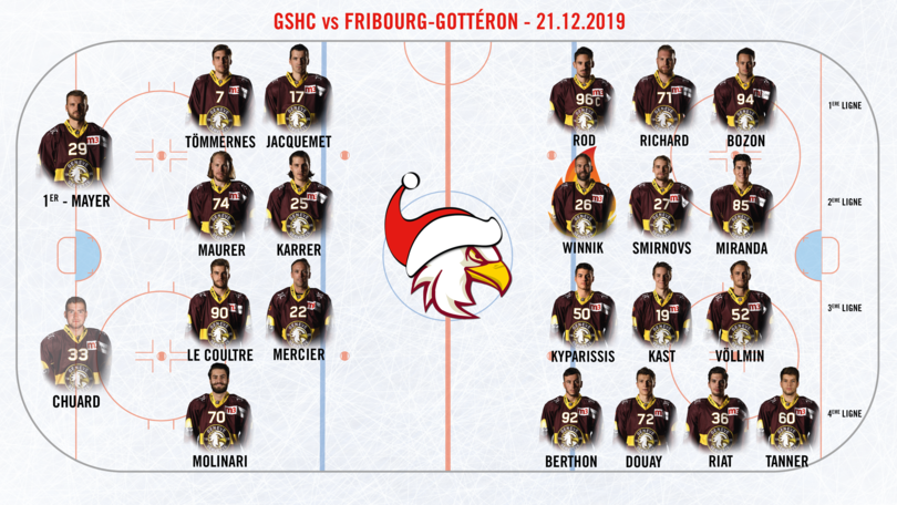 GSHC vs FG - Line up