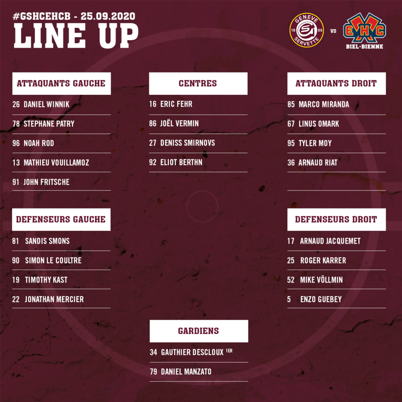 GSHCEHCB - Line up