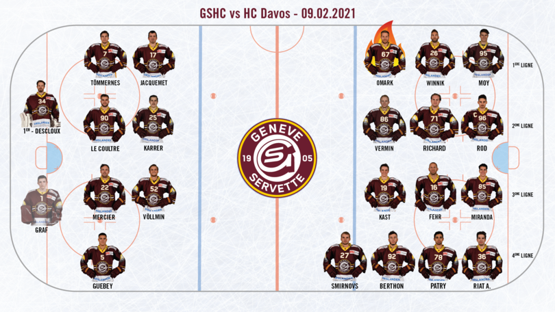 GSHC vs HCD - Line up