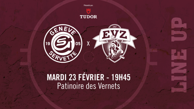 GSHC vs EV Zoug - Line up