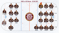 GSHC vs EHCB - Line up