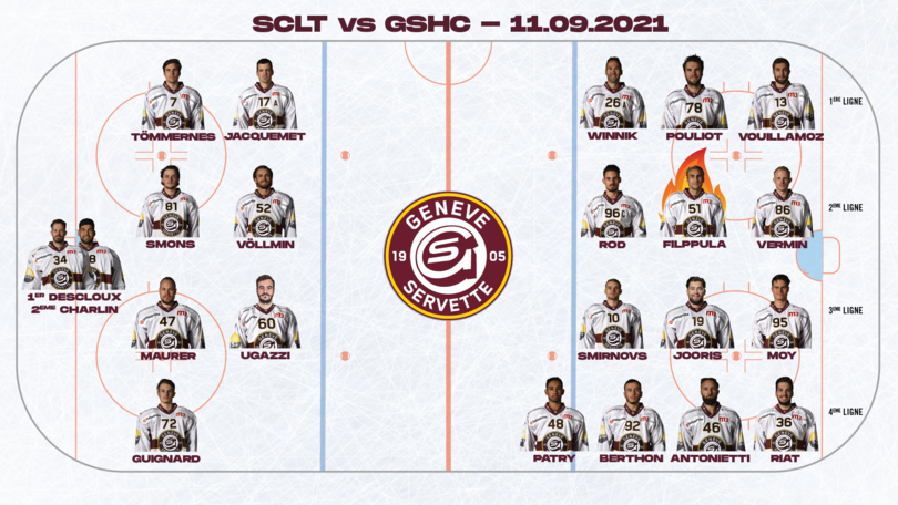 SCLT vs GSHC - Line up