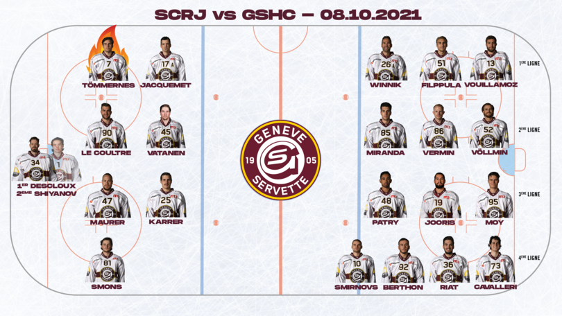 SCRJGSHC - LINE UP