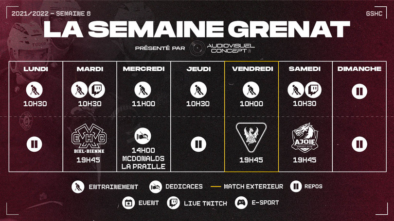 Semaine Grenat