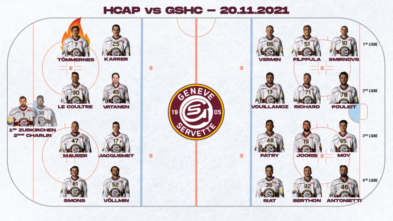 HCAPGSHC - Line up