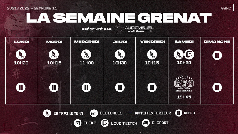 semaine grenat