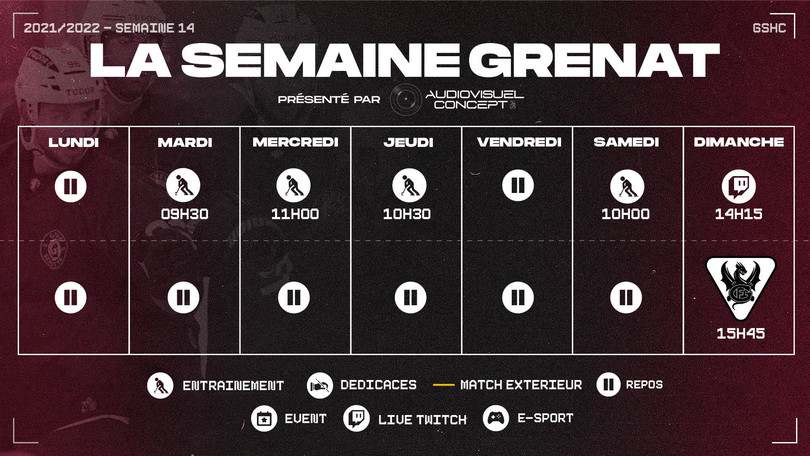 Semaine Grenat 14