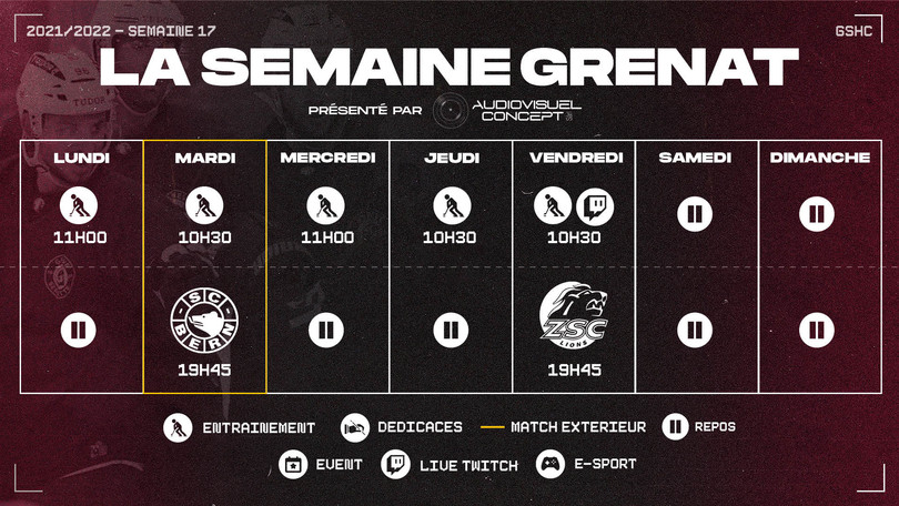 semaine Grenat