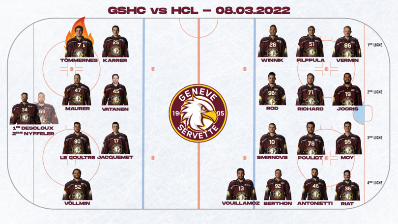 GSHC vs HCL - Line up