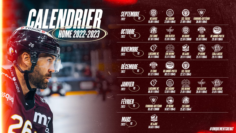 Calendrier 2022-23