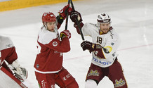 J. FISCHER (LHC) - WICK (GS)    10.10.2017 ,  Lausanne - Genève-Servette  LHC-GSphoto Eric Lafargue