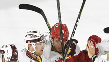 bagarre MERCIER (GS) - HERREN (LHC)  10.10.2017 ,  Lausanne - Genève-Servette  LHC-GSphoto Eric Lafargue