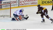 penalty et but : FLUEELER (ZSC) batu par FEHR (GS)       20.11.2020 , Genève-Servette - Zurich Lions  GS-ZSC  photo Eric Lafargue