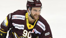 but 1-1 : joie LE COULTRE , le buteur (GS) 23.2.2021 , Genève-Servette - Zoug  GS-EVZ photo Eric Lafargue