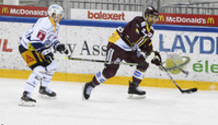 GROSS (EVZ) - PATRY (GS)        23.2.2021 , Genève-Servette - Zoug  GS-EVZ photo Eric Lafargue