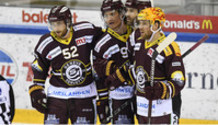 joie VOELLMIN - MOY - WINNIK - OMARK (GS) 23.2.2021 , Genève-Servette - Zoug  GS-EVZ photo Eric Lafargue