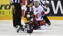 JACQUEMET (GS) - BERTSCHY (LHC) 23.3.2021 , Genève-Servette - Lausanne  GS-LHCphoto Eric Lafargue