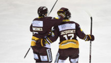 but 1-2 : joie TOEMMERNES , le buteur - JACQUEMET (GS)        27.3.2021 , Genève-Servette - Fribourg Gottéron  GS-FRphoto Eric Lafargue