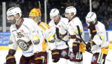 WINNIK - ROD - TOEMMERNES - FILPPULA - PATRY (GS) après le but 0-1 annulé    7.9.2021 , Zurich Lions - Genève-Servette  ZSC-GS photo Eric Lafargue