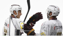 but 4-2 : joie FILPPULA - WINNIK  (GS)     7.9.2021 , Zurich Lions - Genève-Servette  ZSC-GS photo Eric Lafargue