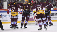 but 3-1 : joie FILPPULA - JOORIS , le buteur - TOEMMERNES - VATANEN - VERMIN (GS)  16.10.2021 , Genève-Servette - Rapperswil Lakers GS-RAP  photo Eric Lafargue