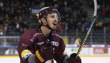 but 4-1 : joie ROD , le buteur (GS)    16.10.2021 , Genève-Servette - Rapperswil Lakers GS-RAP  photo Eric Lafargue