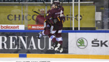 but 4-1 : joie ROD , le buteur - KARRER (GS)    16.10.2021 , Genève-Servette - Rapperswil Lakers GS-RAP  photo Eric Lafargue