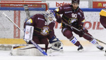 arrêt NYFFELER - LE COULTRE (GS)     22.1.2022 , Genève-Servette - Bienne  GS-BI  photo Eric Lafargue