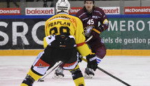 PRAPLAN (SCB) - VATANEN (GS)     26.2.2022 , Genève-Servette - Berne  GS-SCBphoto Eric Lafargue