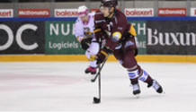 BOGDANOFF (AJO) - FILPPULA (GS)    9.3.2022 , Genève-Servette - Ajoie  GS-AJOphoto Eric Lafargue