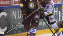 JACQUEMET (GS) - HAUERT (AJO)   9.3.2022 , Genève-Servette - Ajoie  GS-AJOphoto Eric Lafargue